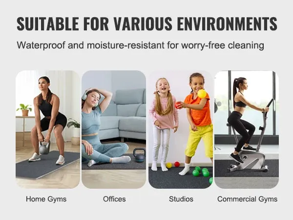 25 Thick Floor Interlocking Rubber Mat With Eva Foam For Gym Home