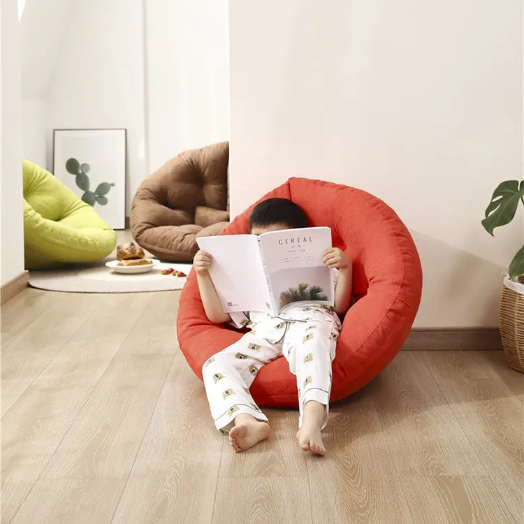3 Way Kids Bean Bag Mat | Cotton Salmon