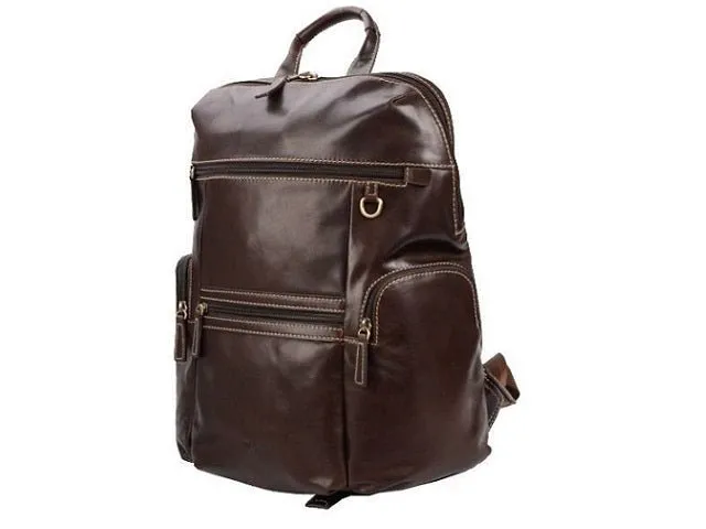 Adpel Day Tripper Leather Backpack | Brown
