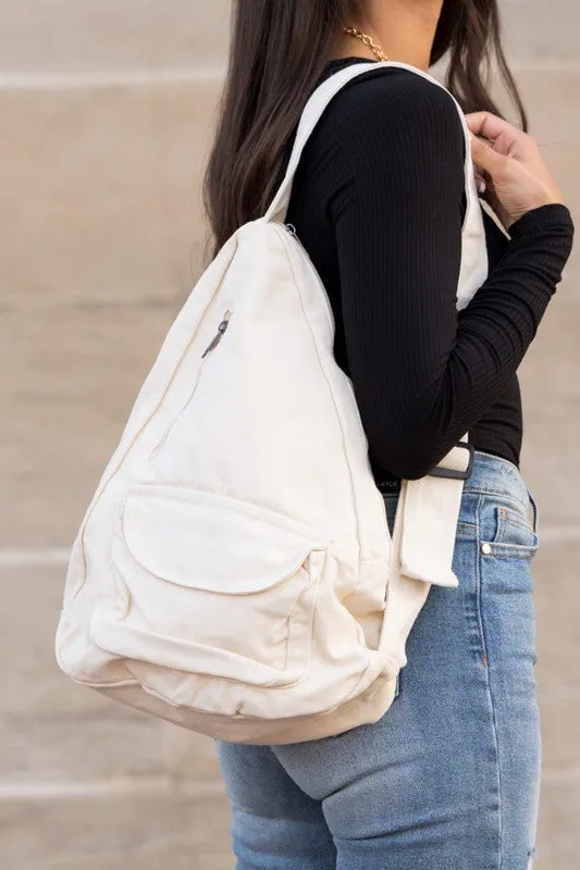 Aili's Corner Oversized Canvas Sling