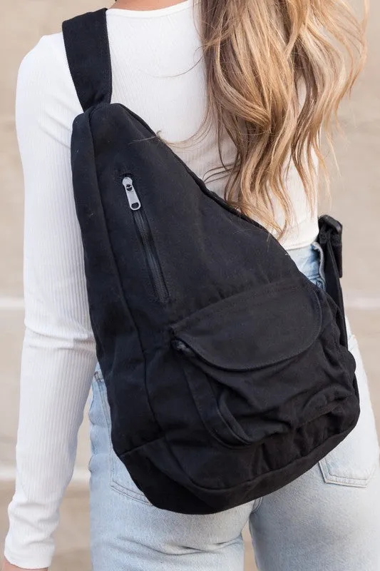 Aili's Corner Oversized Canvas Sling