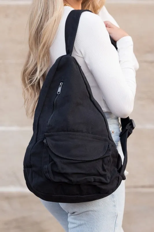 Aili's Corner Oversized Canvas Sling