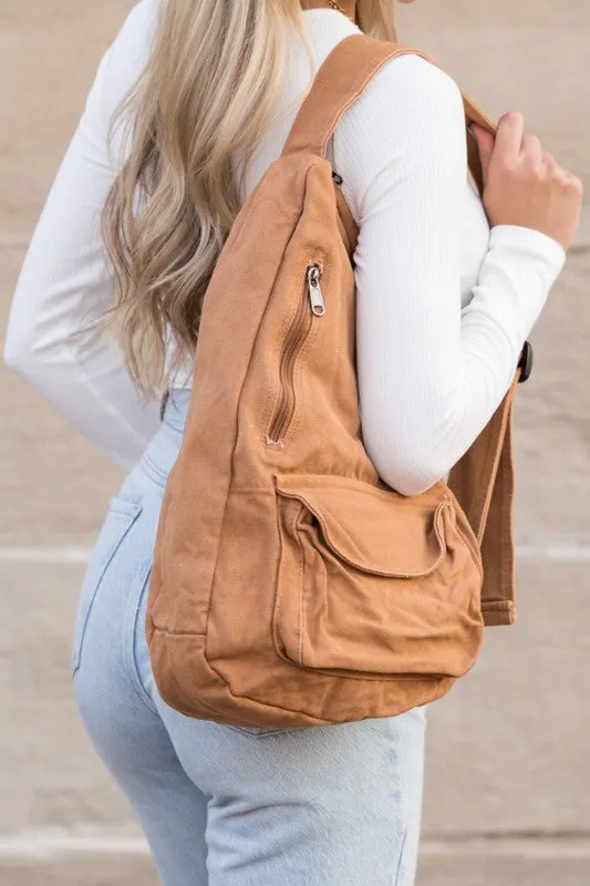 Aili's Corner Oversized Canvas Sling