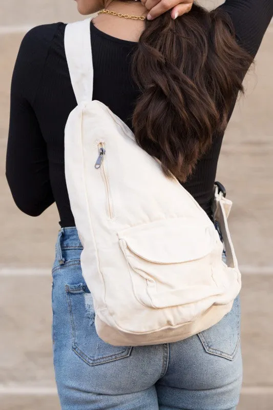 Aili's Corner Oversized Canvas Sling