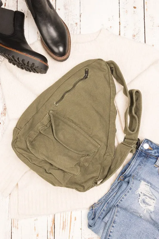 Aili's Corner Oversized Canvas Sling
