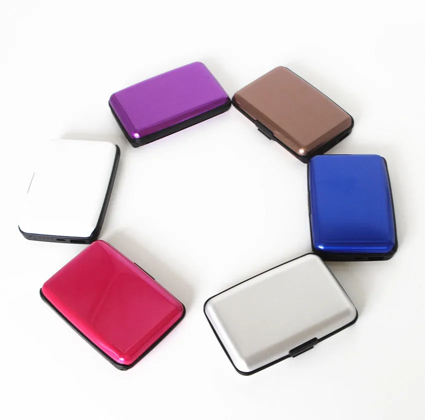 Anti-magnetic aluminum case credit card bag
