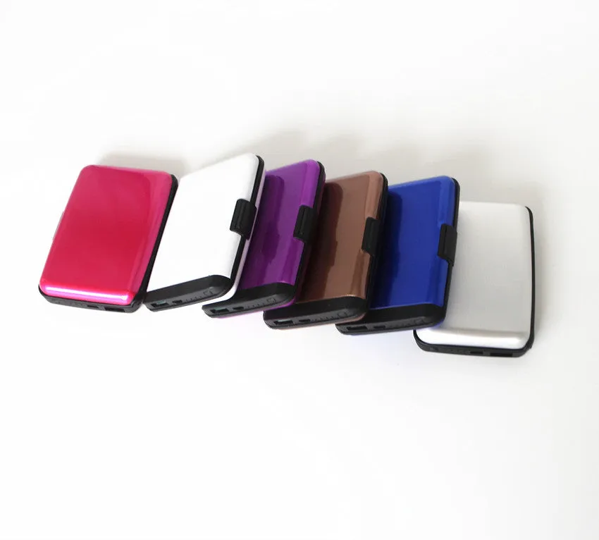 Anti-magnetic aluminum case credit card bag