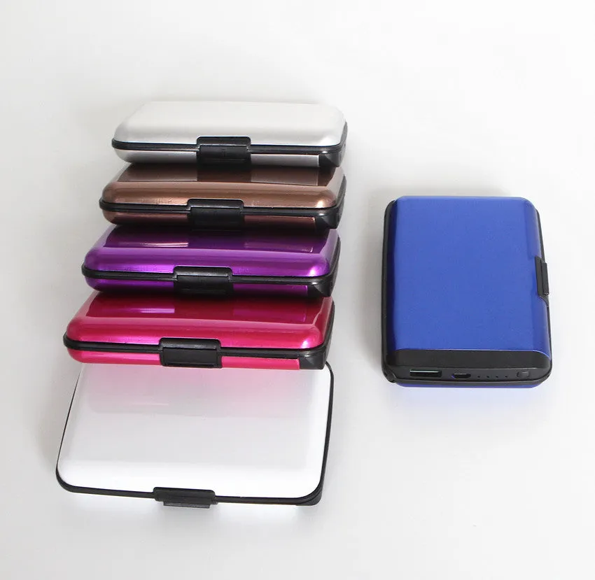 Anti-magnetic aluminum case credit card bag