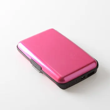Anti-magnetic aluminum case credit card bag