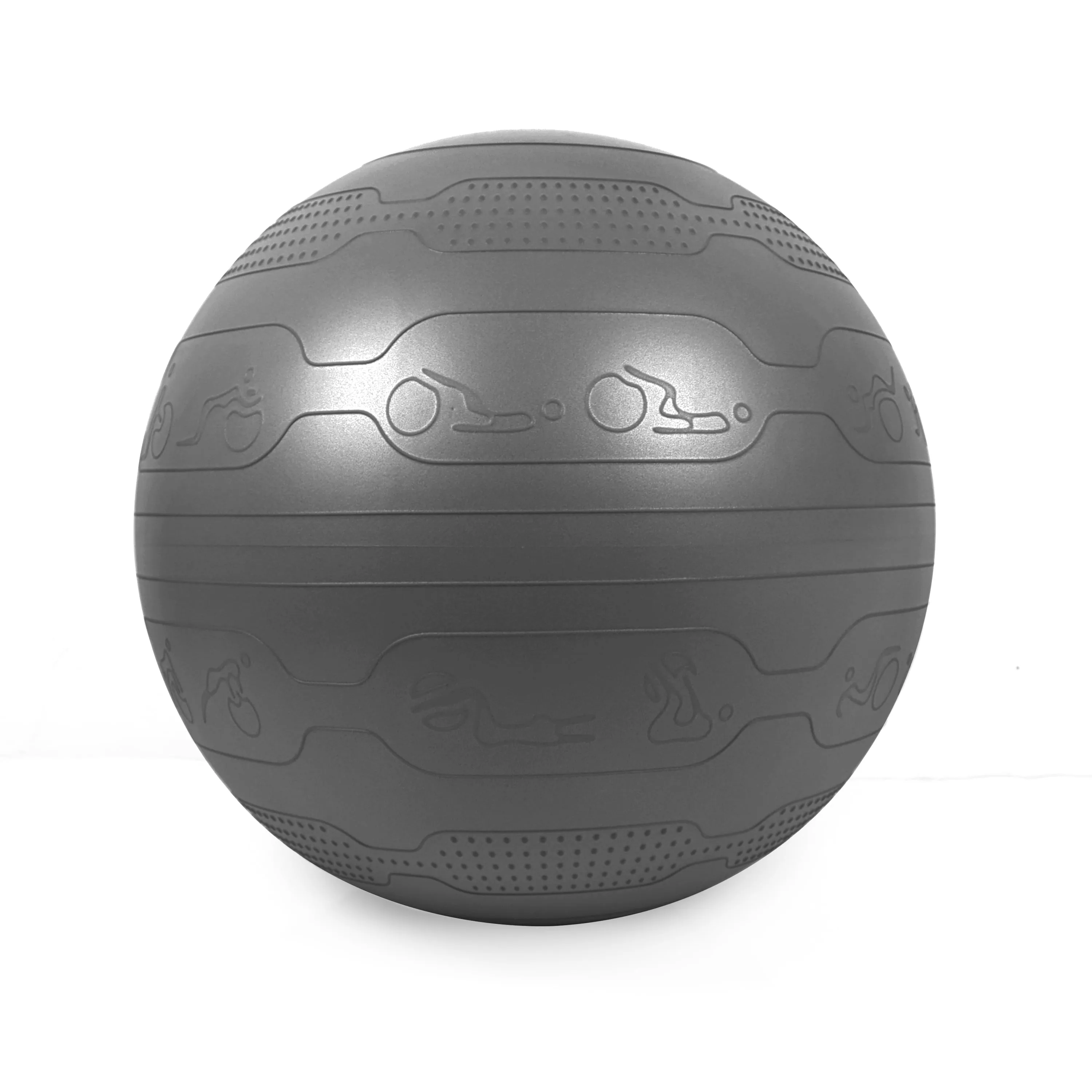 Athletic Works 75cm Yoga Ball, Anti-Burst, Exercises Poses Embossed
