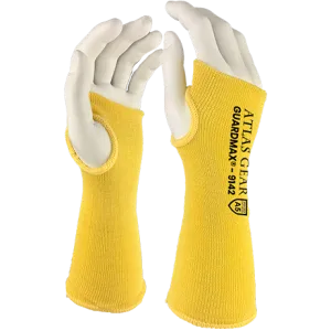 Atlas Gear 10in Aramid Resistant Sleeves W/ Thumb hole 9142YL