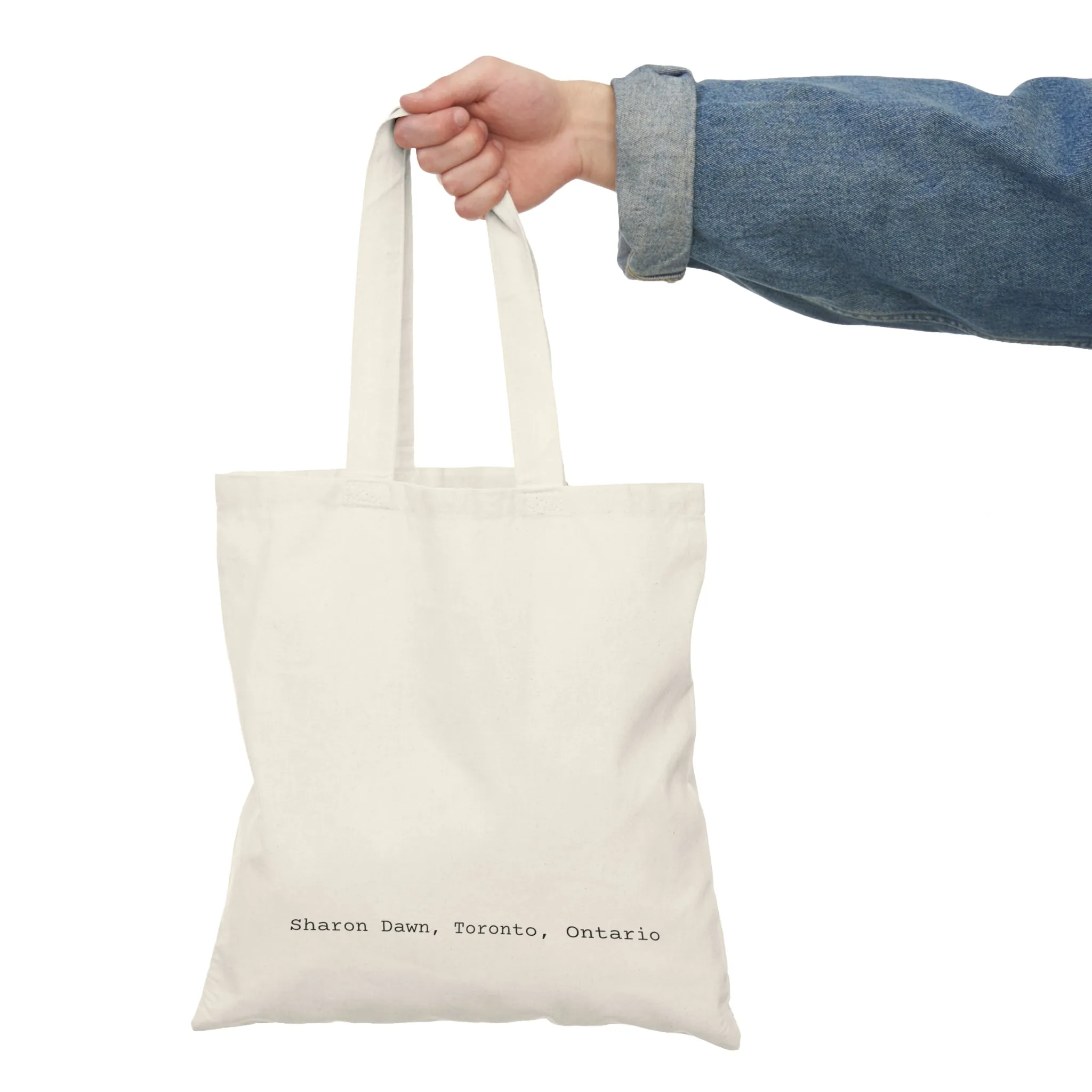 Blue Bird Wallpaper - Natural Tote Bag ~ Sharon Dawn Collection
