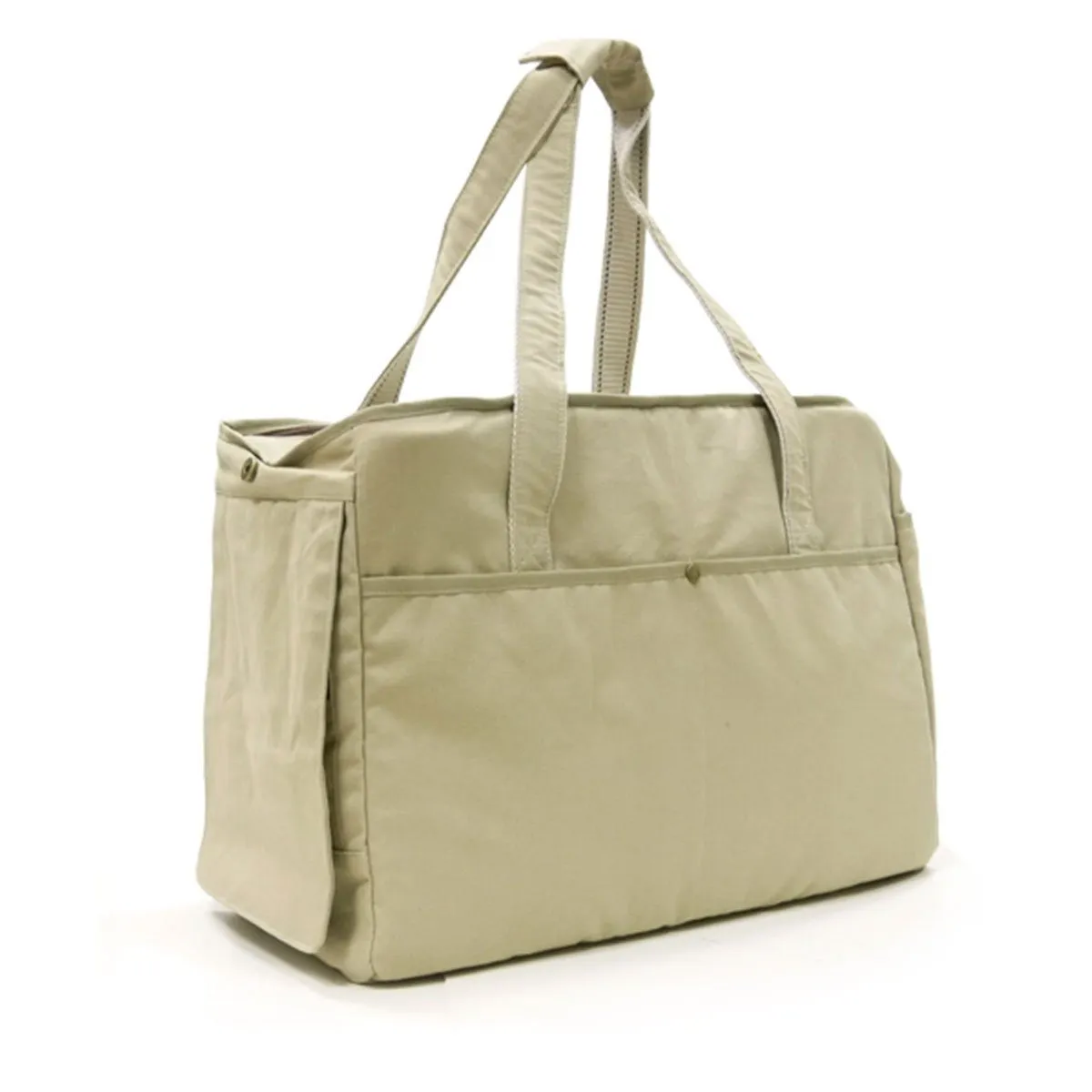 Buckle Tote Dog Carrier in Beige