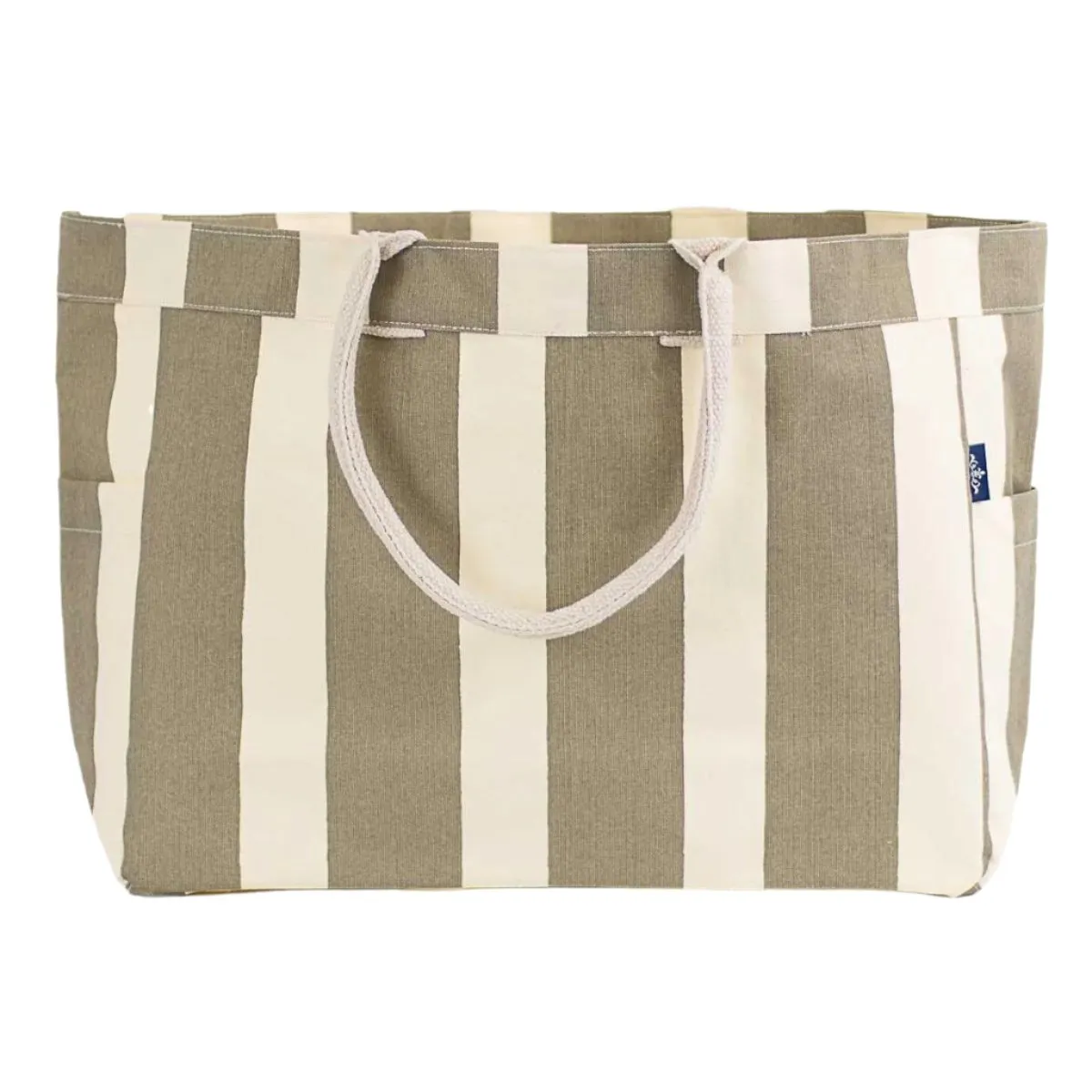 Cabana Stripe Durham Tote Bag (Natural)