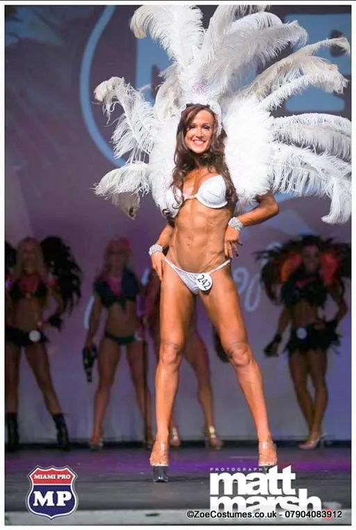 Carnival Costumes Feather Backpacks Hire Carnival Outfit | Zoe Carnival Dance Costume rent