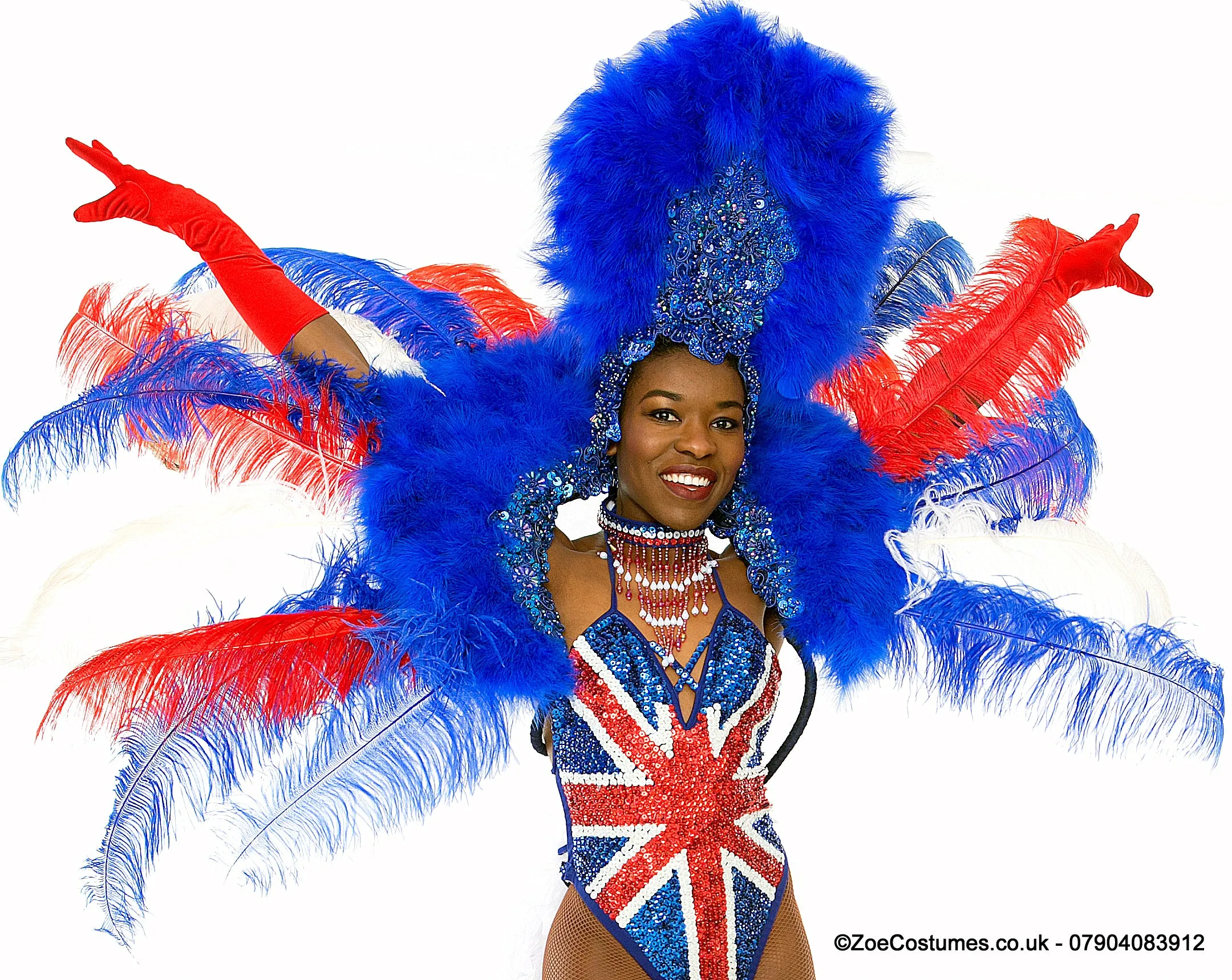 Carnival Costumes Feather Backpacks Hire Carnival Outfit | Zoe Carnival Dance Costume rent