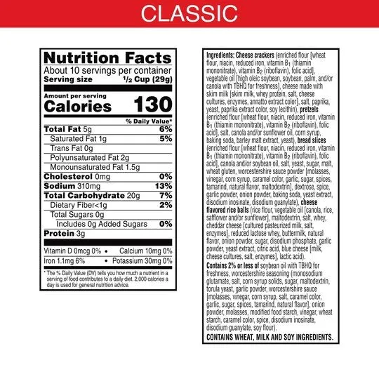 Cheez-It Classic Snack Mix, 10.5 oz