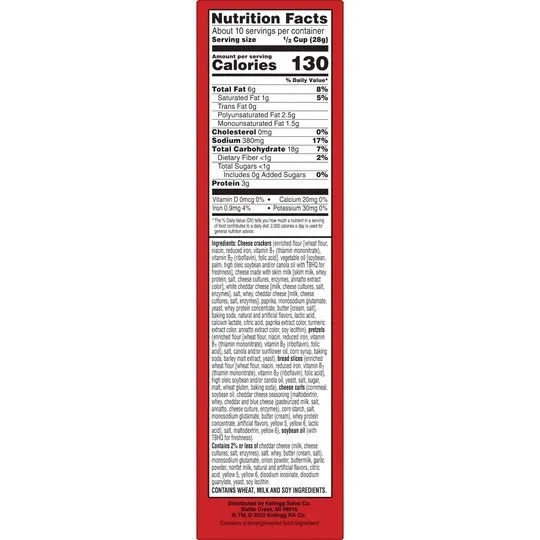 Cheez-It Double Cheese Snack Mix, 9.75 oz