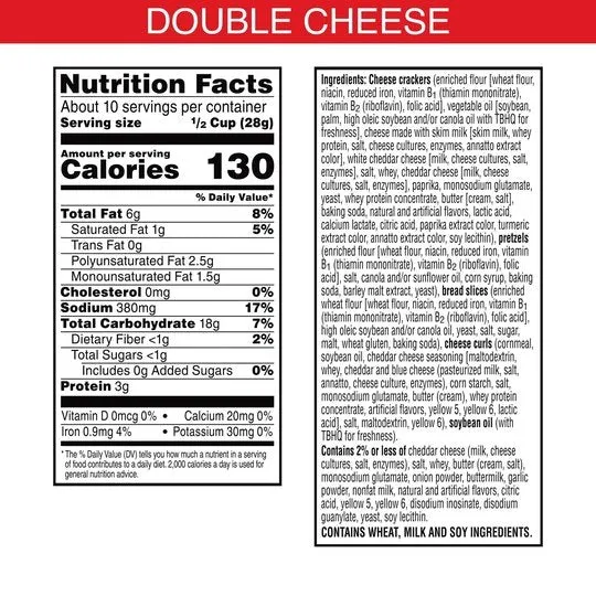 Cheez-It Double Cheese Snack Mix, 9.75 oz