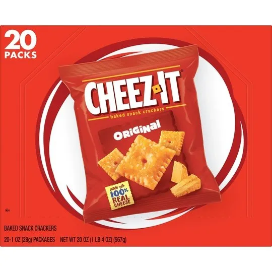Cheez-It Original Cheese Crackers, 20 oz, 20 Count