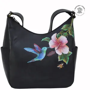 Classic Hobo With Side Pockets - 382