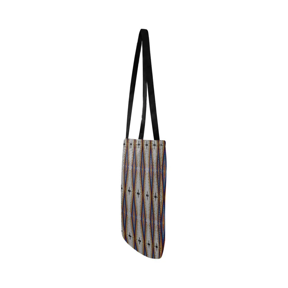 Diamond in the Bluff White Reusable Shopping Bag (Two sides)