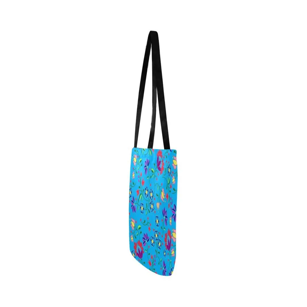 Fleur Indigine Ciel Reusable Shopping Bag (Two sides)