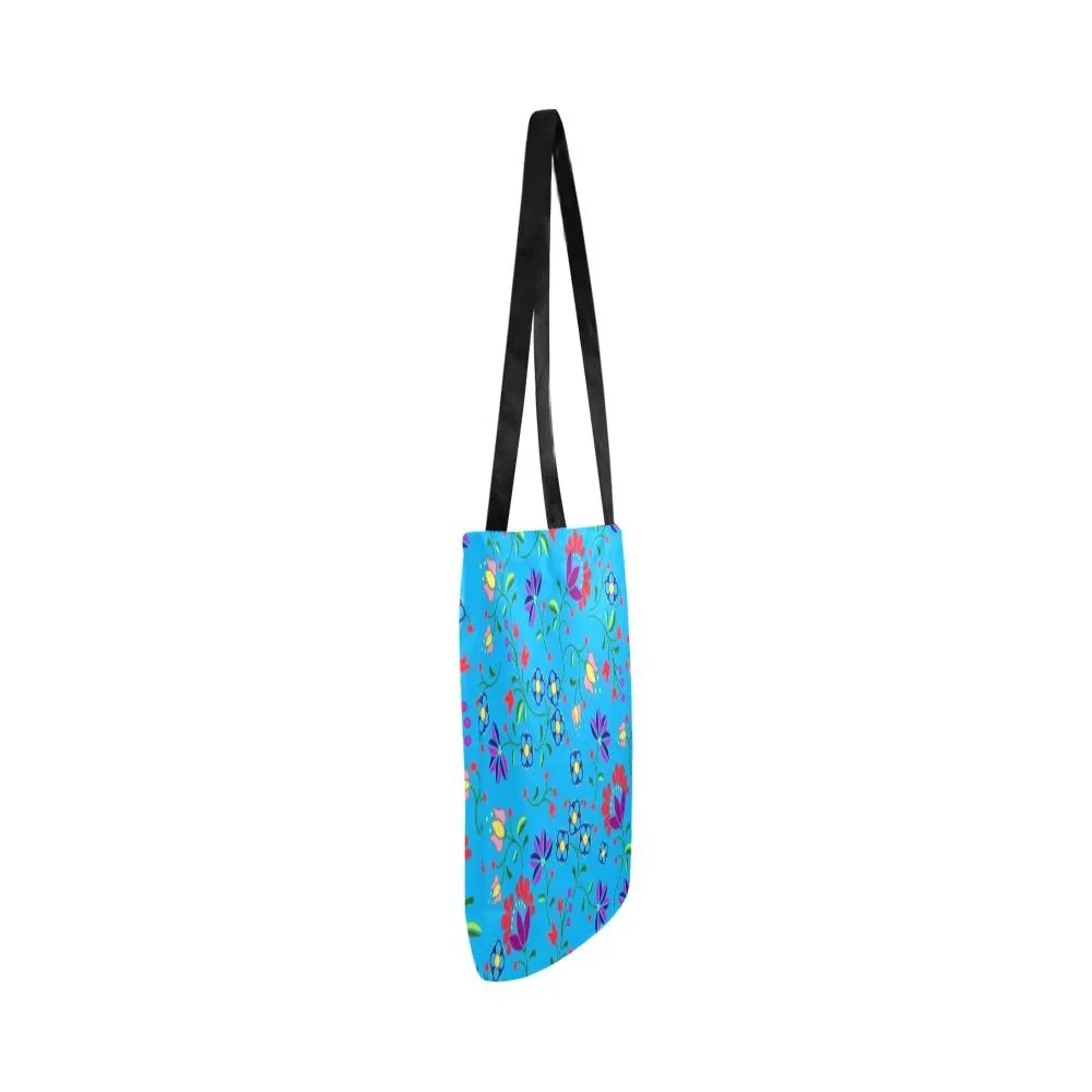 Fleur Indigine Ciel Reusable Shopping Bag (Two sides)