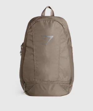 Gymshark Sharkhead Backpack - Camo Brown