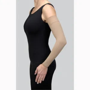 JOBST Bella Strong Compression Arm Sleeve with Silicone Dot Band, 15-20, Regular, Size 6, Black