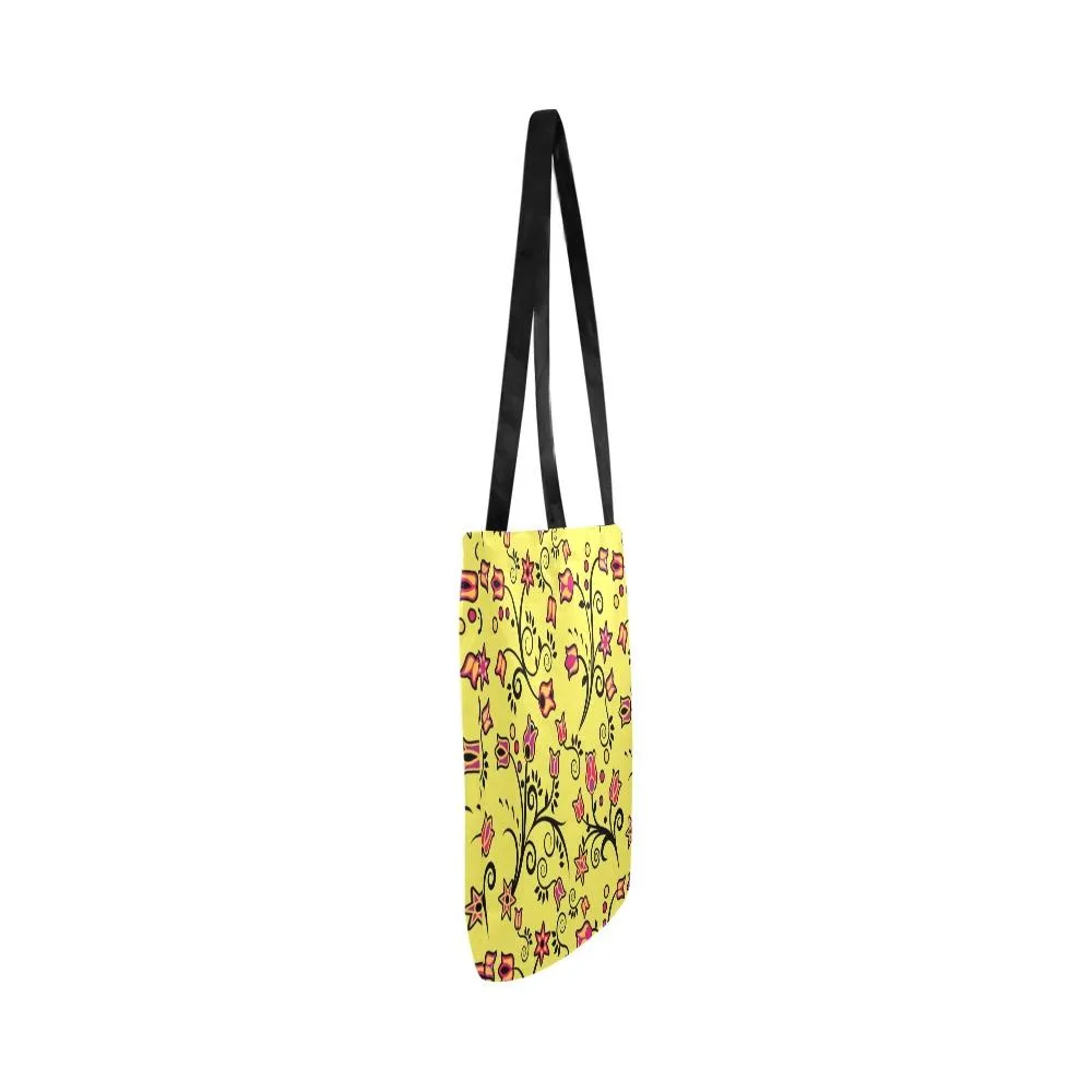 Key Lime Star Reusable Shopping Bag (Two sides)