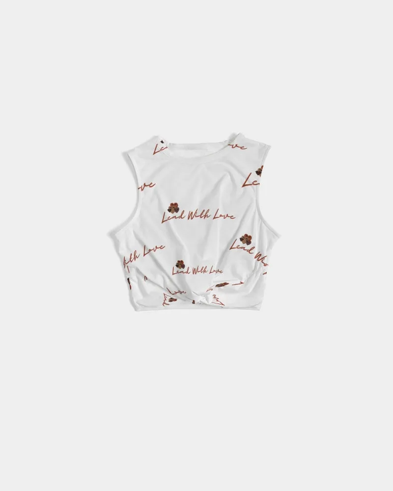 Lead with Love by SLL Women's Twist-Front Tank