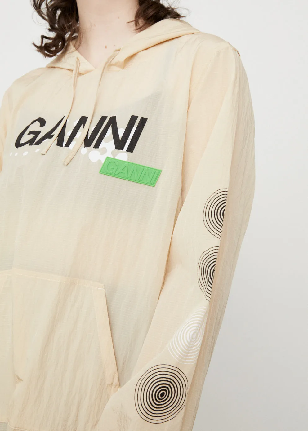 Light Tech Drawstring Hoodie