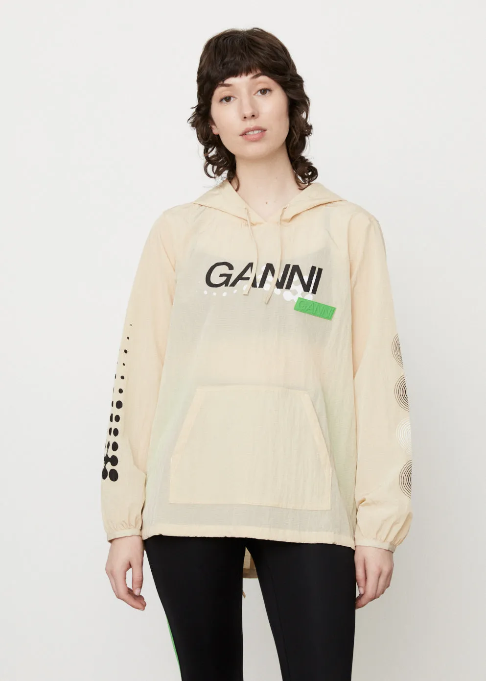 Light Tech Drawstring Hoodie