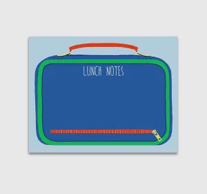 Lunch Box Notes Notepad, Blue