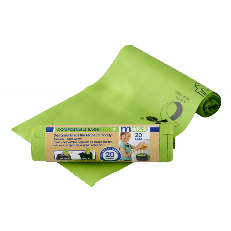 Maze 7 Litre Compostable Bags