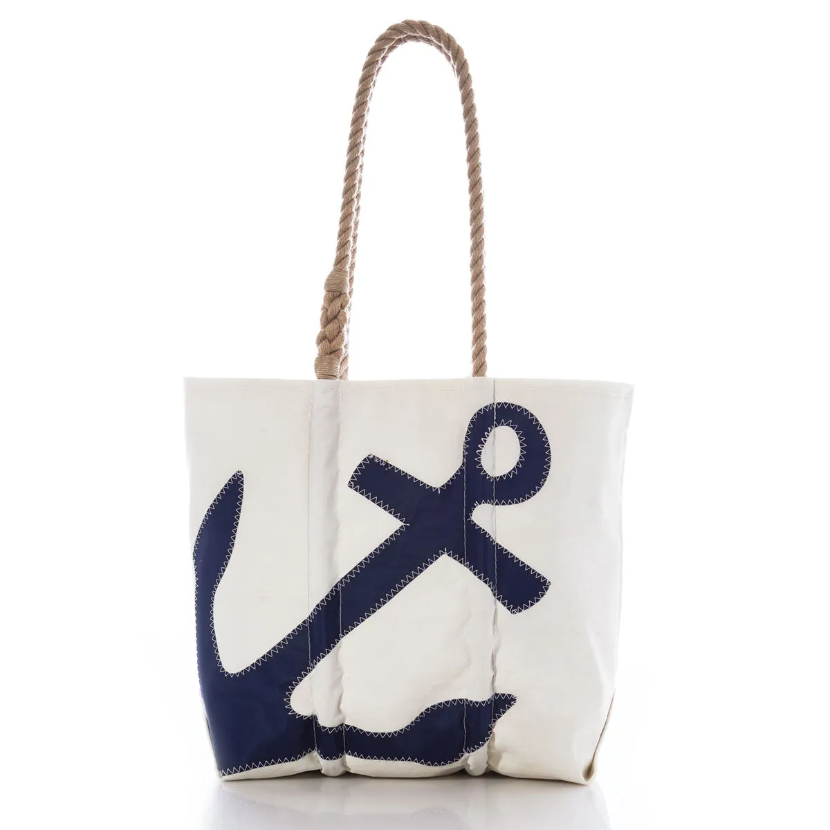 Medium Navy Anchor Tote
