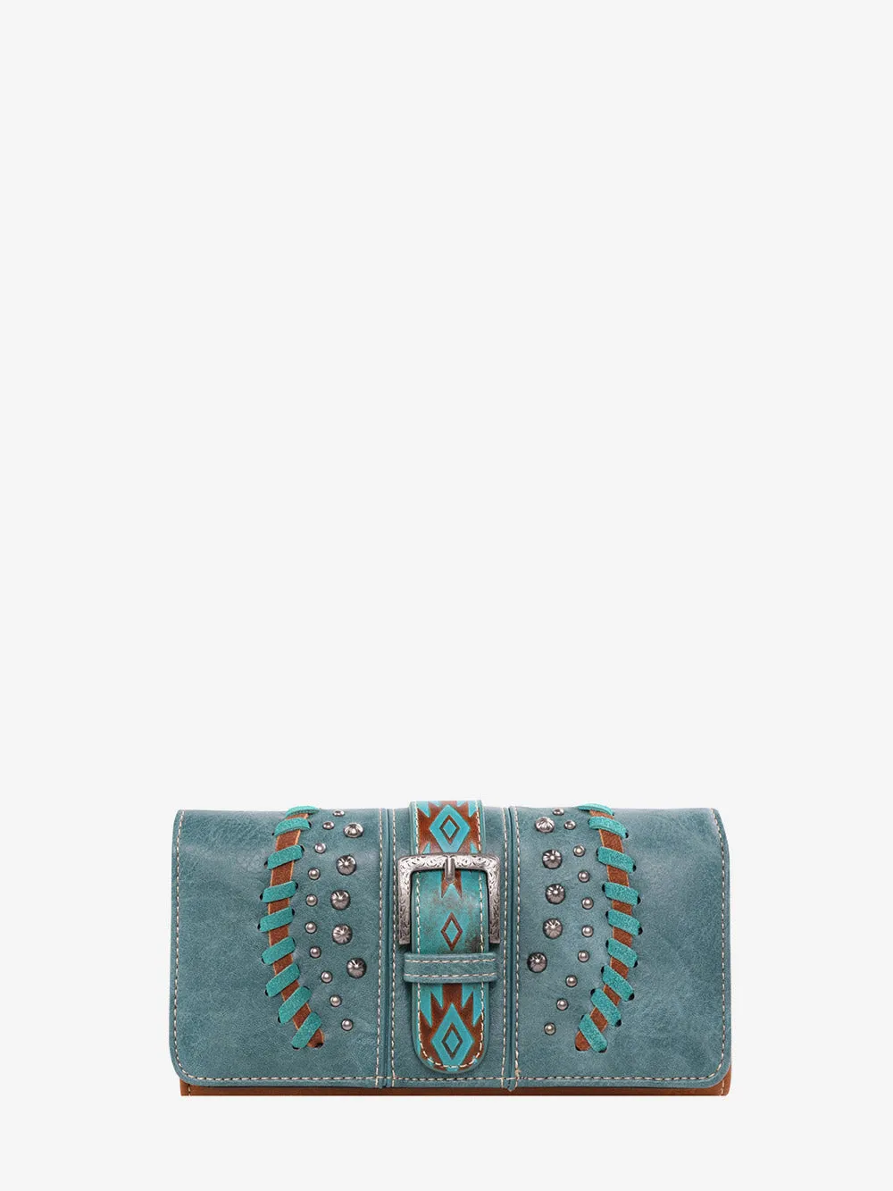 Montana West Embossed Aztec Buckle Concealed Carry Tote