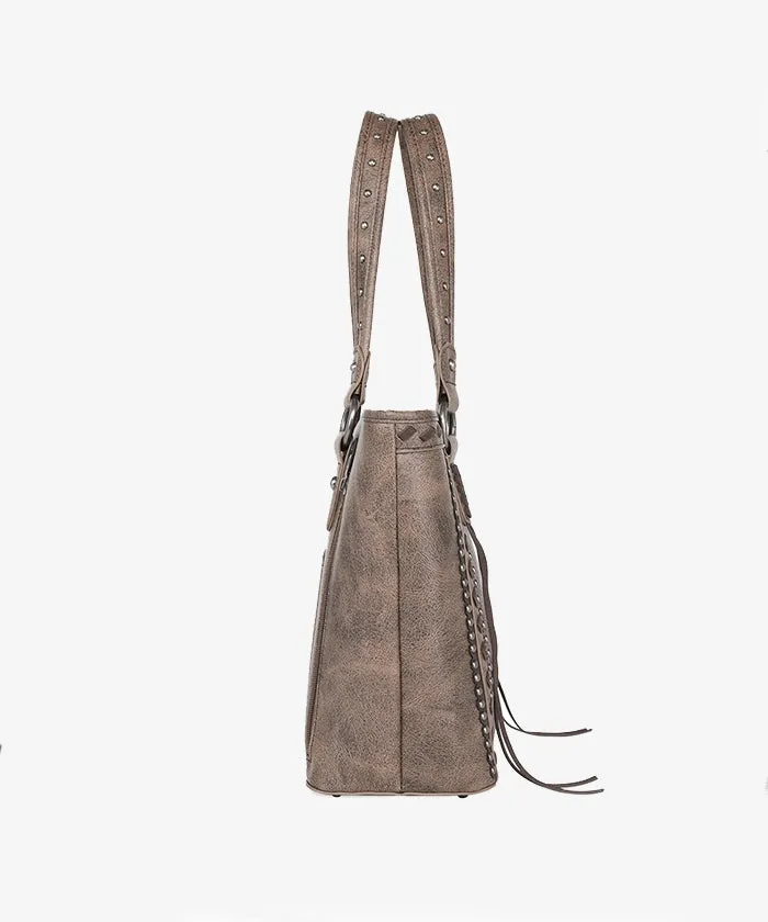 Montana West Whipstitch Concealed Carry Tote Bag
