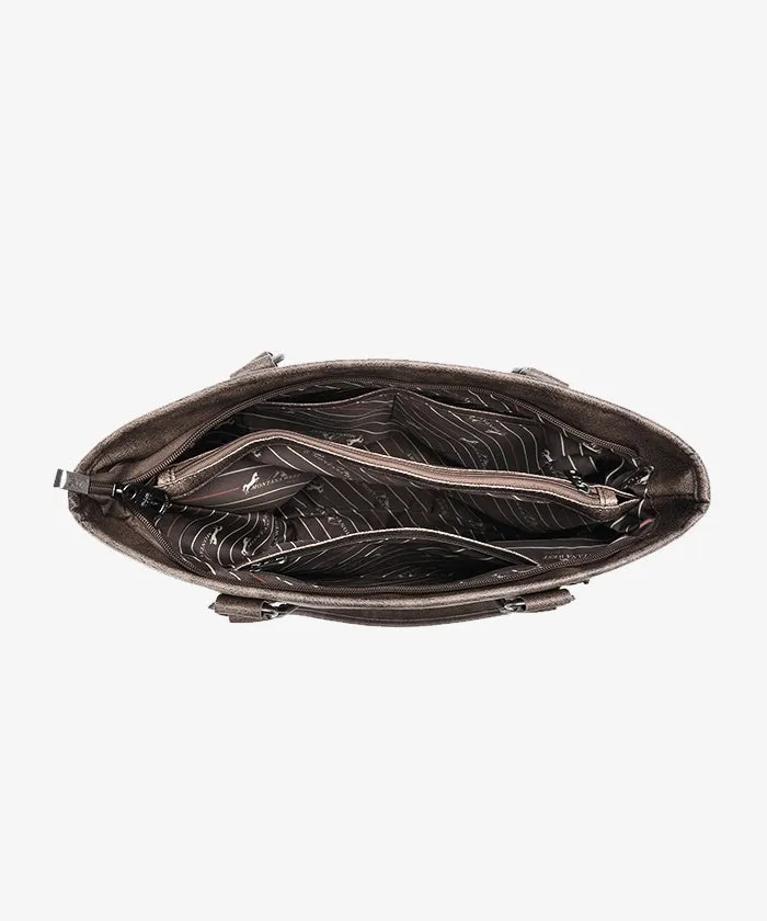 Montana West Whipstitch Concealed Carry Tote Bag