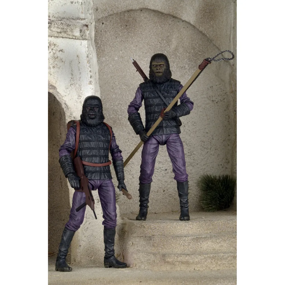 PLANET OF THE APES: Exclusive Gorrila Soldier 7-Inch Scale Action Figure 2-Pack