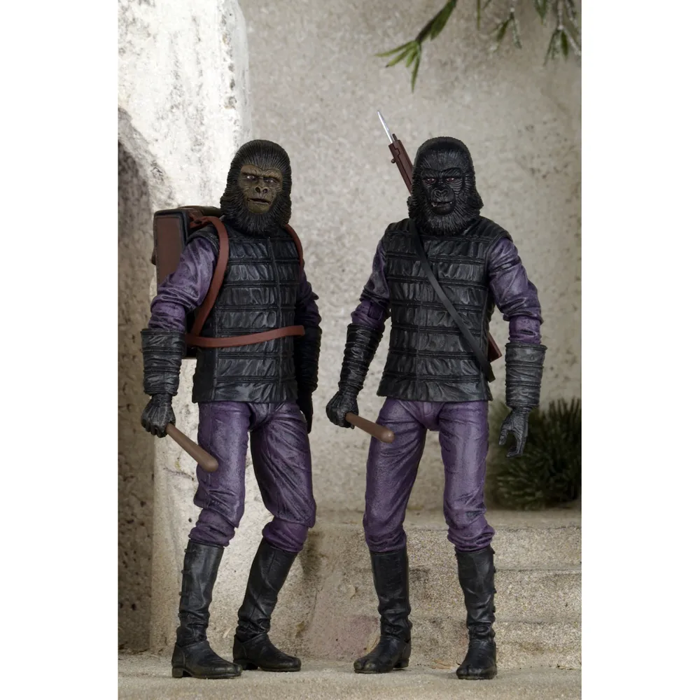PLANET OF THE APES: Exclusive Gorrila Soldier 7-Inch Scale Action Figure 2-Pack