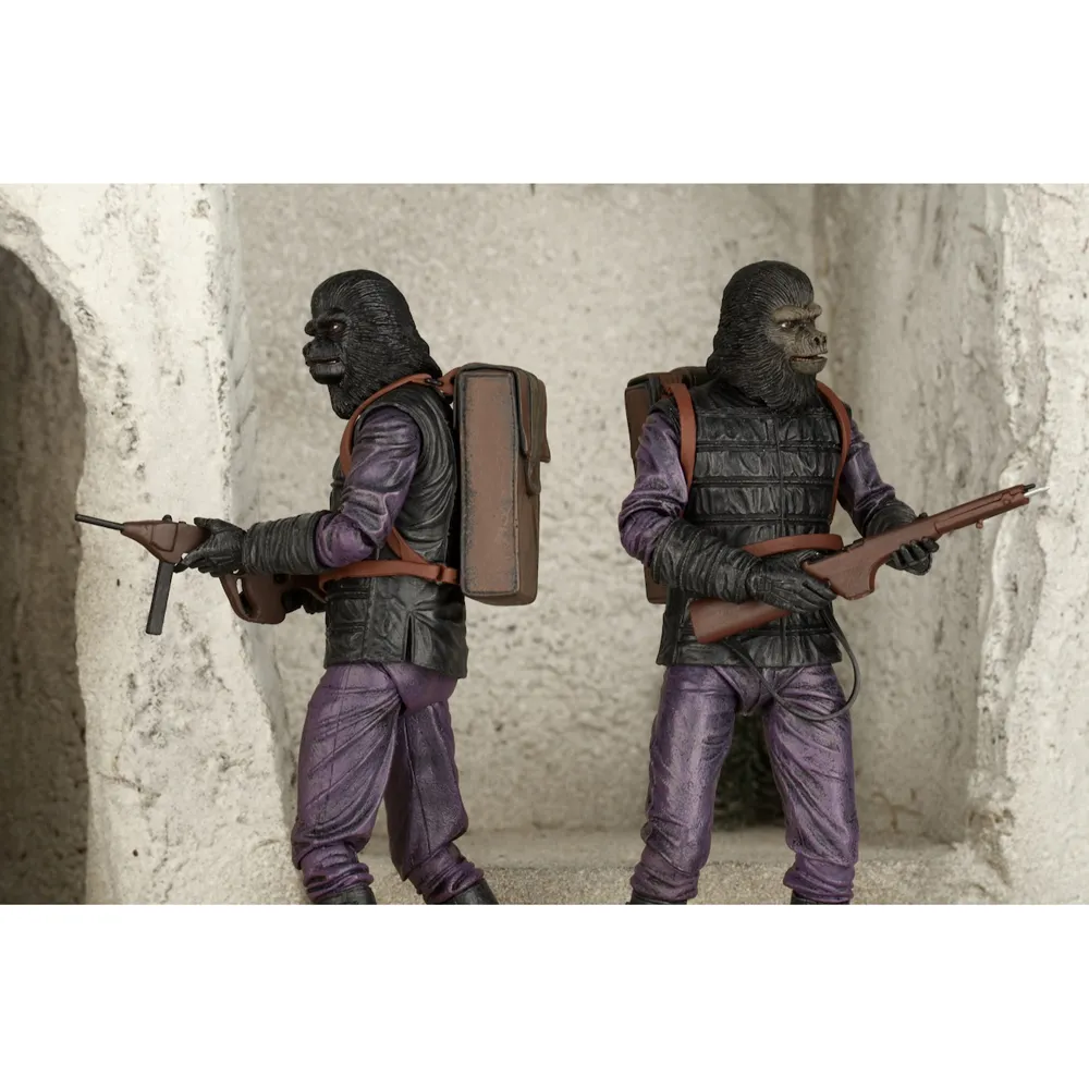 PLANET OF THE APES: Exclusive Gorrila Soldier 7-Inch Scale Action Figure 2-Pack