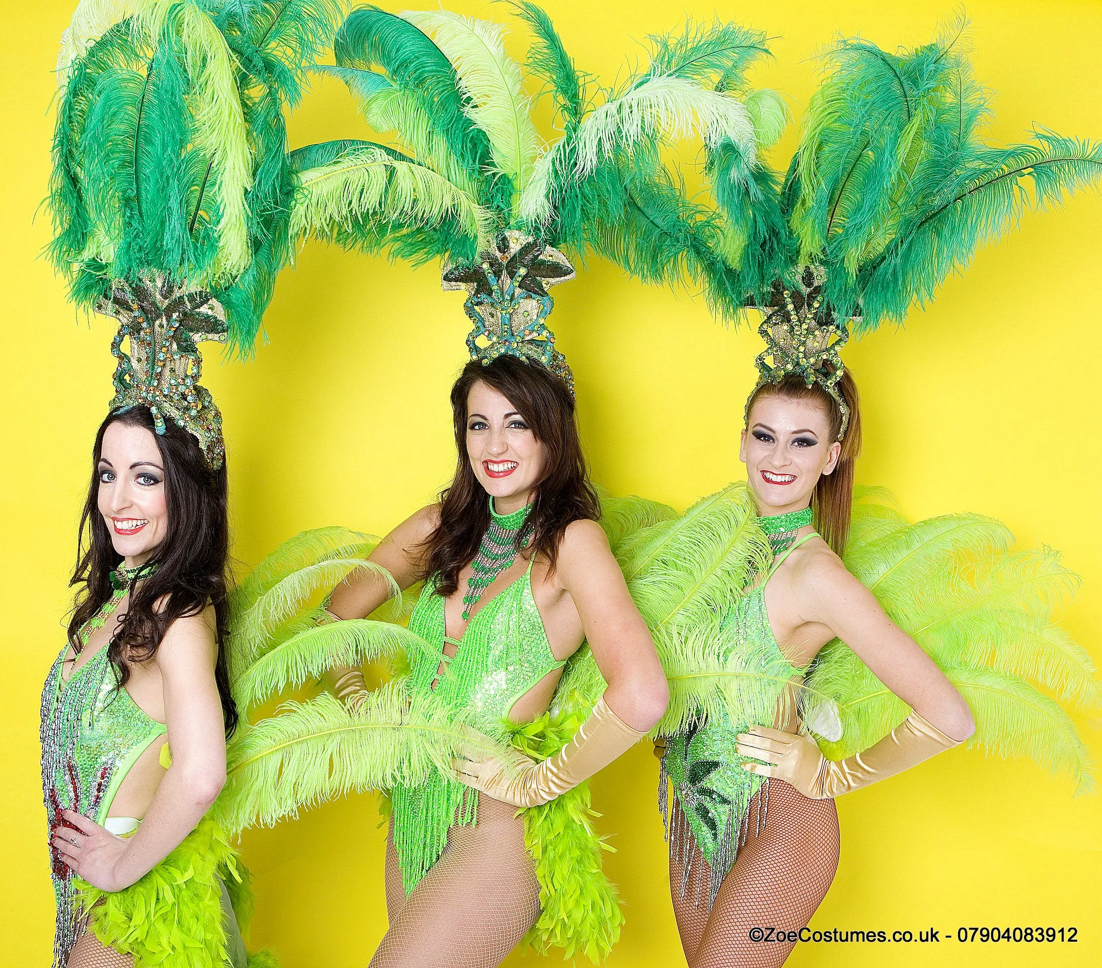 Rio Carnival Feather Costumes Hire | Events Rio Samba Dancers Hire Zoe London Costume Hire