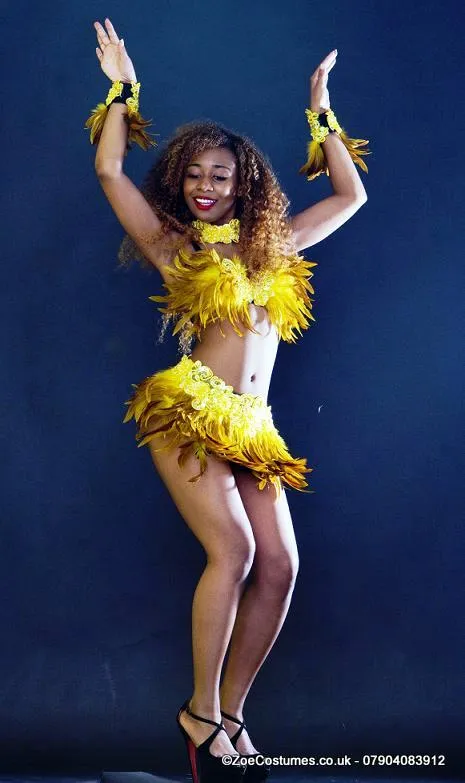 Rio Carnival Feather Costumes Hire | Events Rio Samba Dancers Hire Zoe London Costume Hire