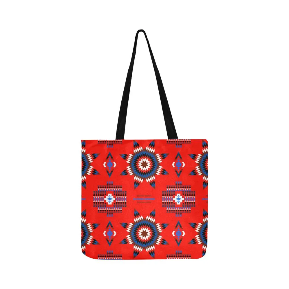 Rising Star Blood Moon Reusable Shopping Bag (Two sides)