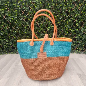 Sisal Tote Bag - Kiondo shopping bag - Aleela