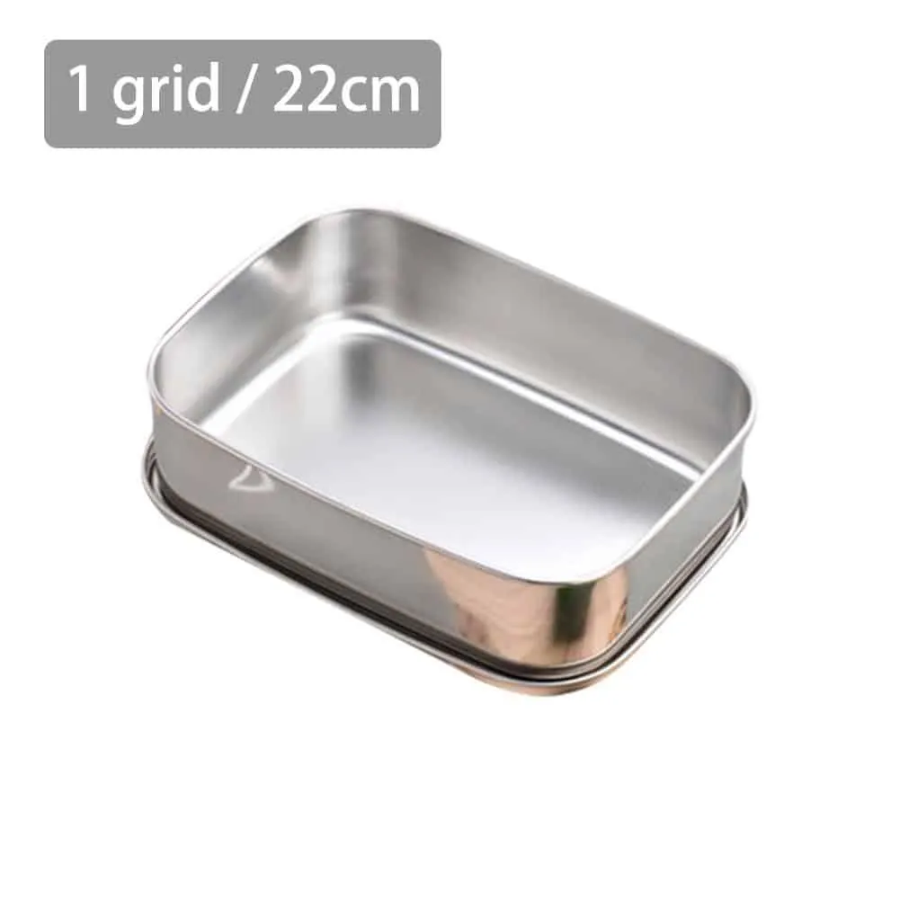 Solid Stainless Steel Lunch Box