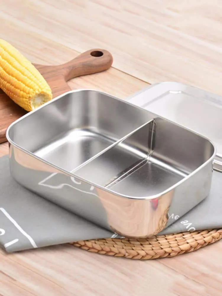 Solid Stainless Steel Lunch Box