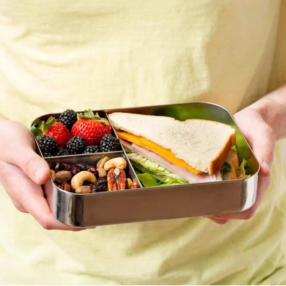 Solid Stainless Steel Lunch Box